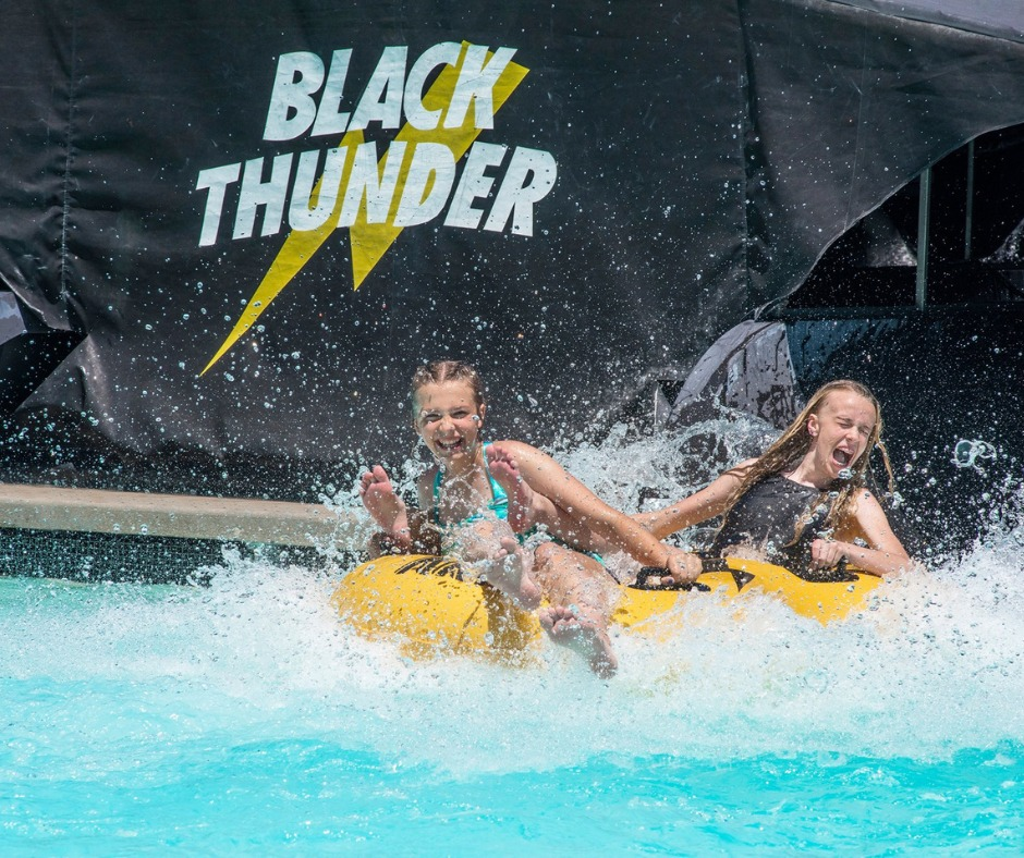 The Black Anaconda is the best ride at the best waterpark in Wisconsin Dells